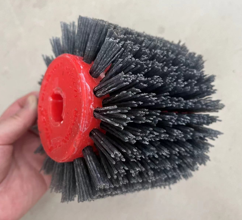Abrasive Nylon Drawing Wheel Drum Polishing Brush